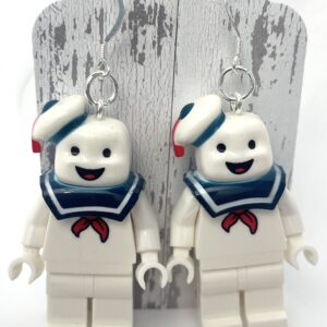 Stay Puft Marshmallow Man Ghostbusters Earrings