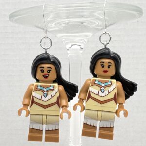 Pocahontas Handmade Earrings with Sterling Silver Hooks