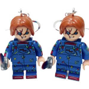 Chucky the Doll Earrings with Sterling Silver Hooks Child's Play Halloween Accessories Gift